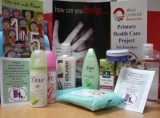 The Pamper Packs gave women in the area a treat as well as providing them with information about domestic abuse and the services available.